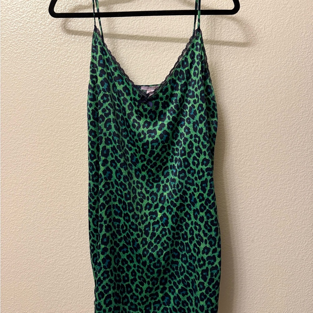 Savage X Fenty Vibrant Leopard Print Slip Dress